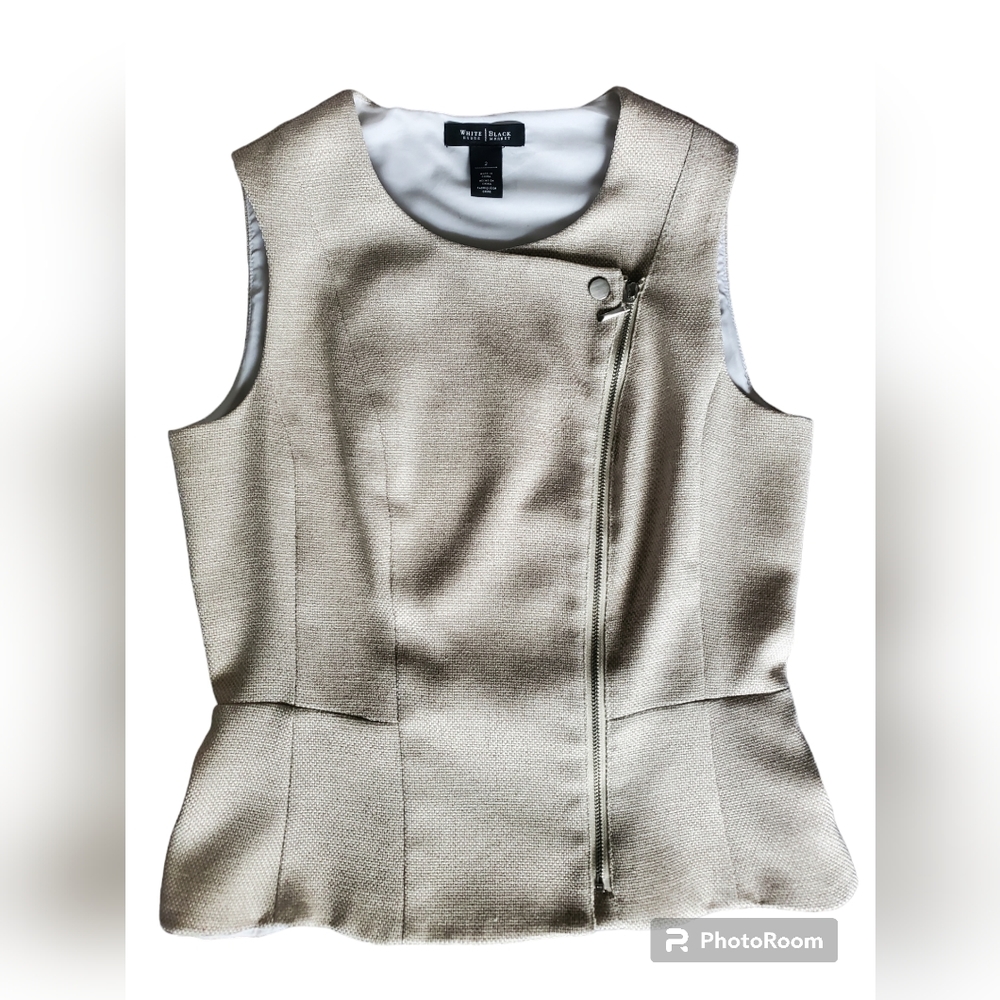White House Black Market Tan vest